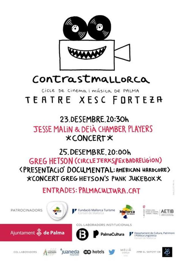 El artista Albert Pinya firma el cartel de esta edición del Festival ContrastMallorca.