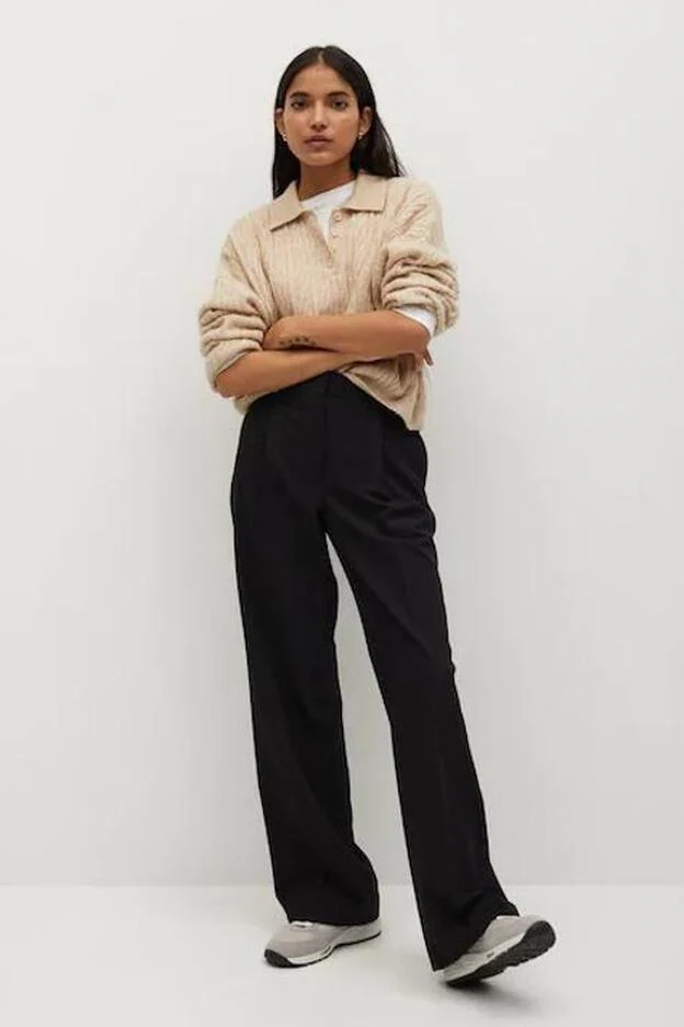 Nuria Roca tiene los pantalones negros de Mango que mejor y que mejor combinan con todo | Mujer Hoy