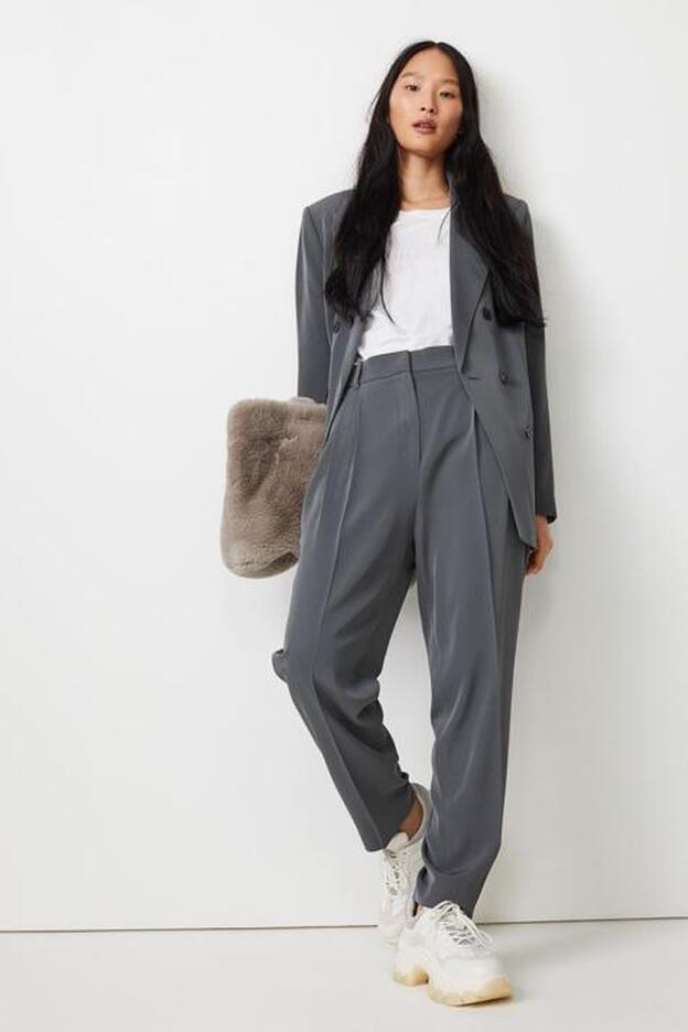 Ejercicio Línea del sitio internacional El pantalón de vestir de H&M que es perfecto para tus looks de oficina, es  barato y viene en 5 colores | Mujer Hoy