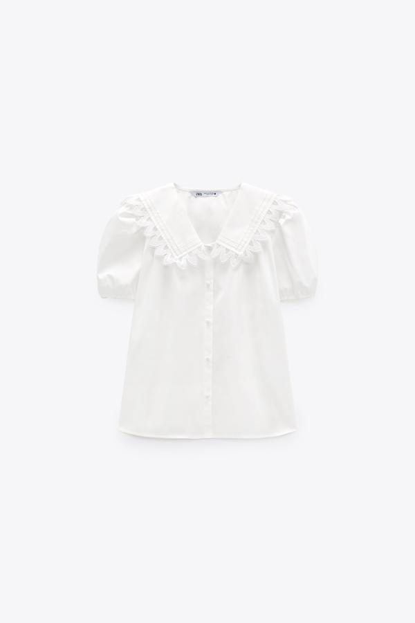 Zara tiene la camisa blanca más bonita de la temporada