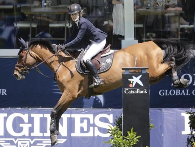 MArta Ortega, en una imagen de archivo durante el Longines Global Champions Tour de 2016.