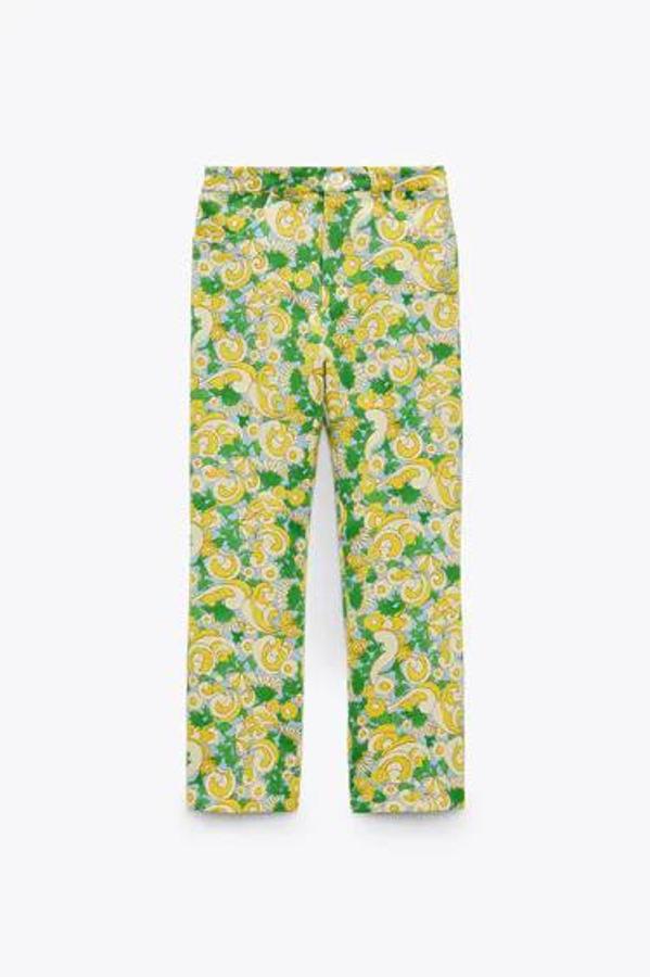 Los pantalones estampados inspiración 'retro' de Zara