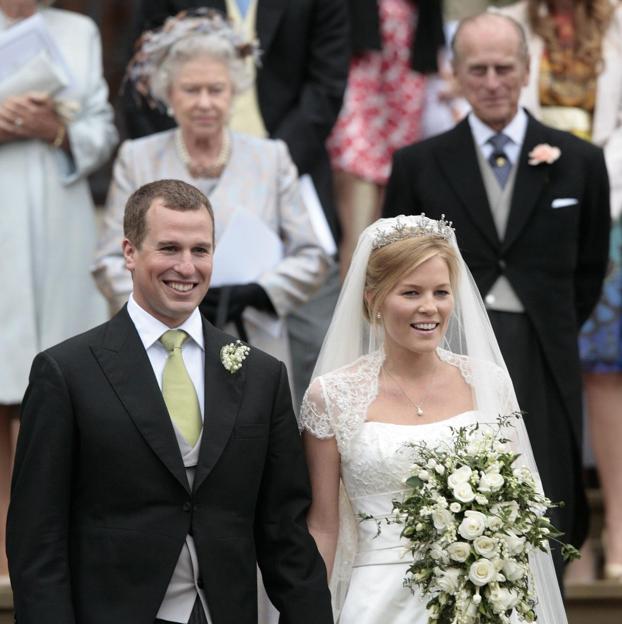 La pareja se casó en Windsor y a su boda asistieron casi todos los integrantes de la familia real.