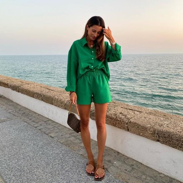 Cambio Nos vemos Turista Opciones hasta la XXL para conseguir el look verde con shorts favorito de  Instagram | Mujer Hoy