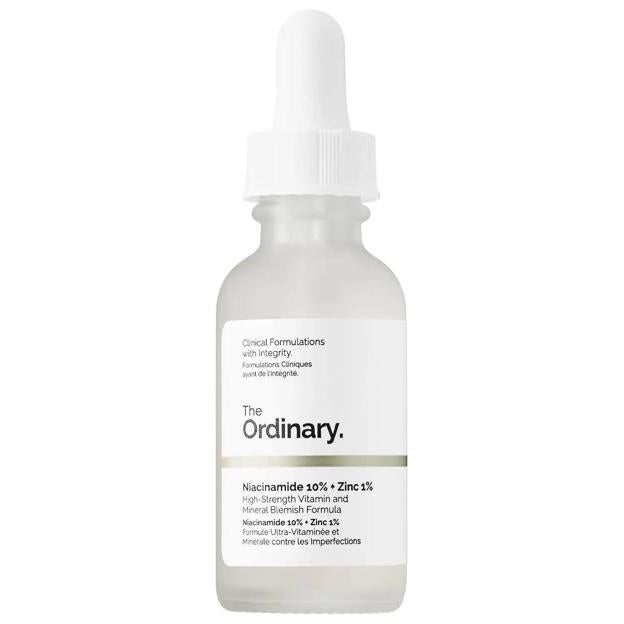 Fórmula mineral para manchas con alta concentración de vitaminas niacinamida 10 % y zinc 1 % de The Ordinary