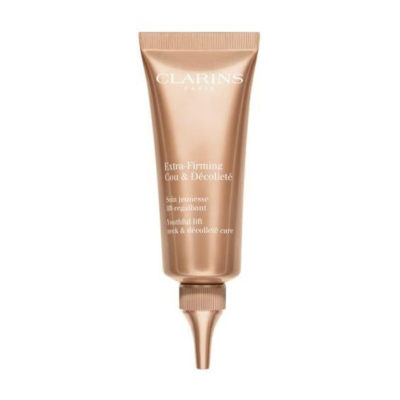 Crema reafirmante para cuello y escote con efecto tensor de Clarins(50,40 euros)