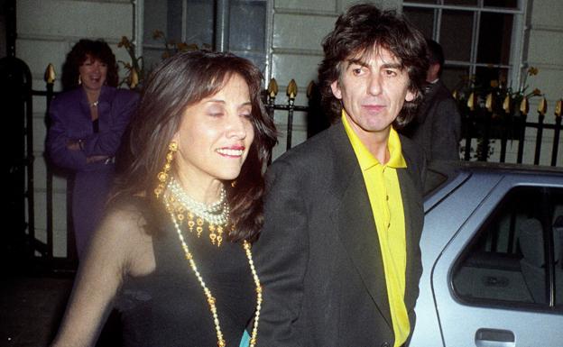 Fallecido en 2001, George Harrison encontró en Olivia Arias la paz tras la ruptura de su matrimonio.