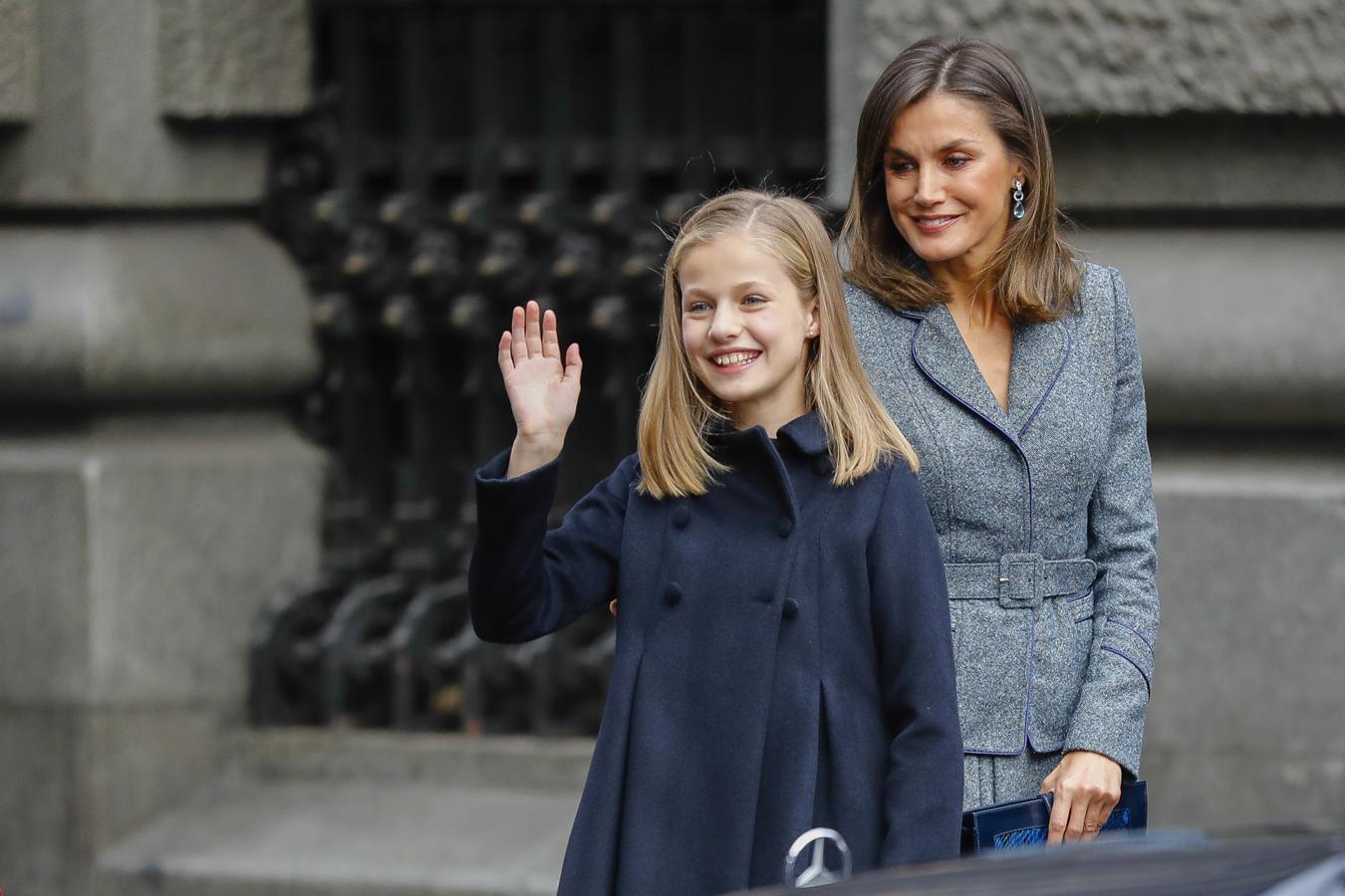 Las fotos más tiernas de la Princesa Leonor: 40º niversario de la Constitución