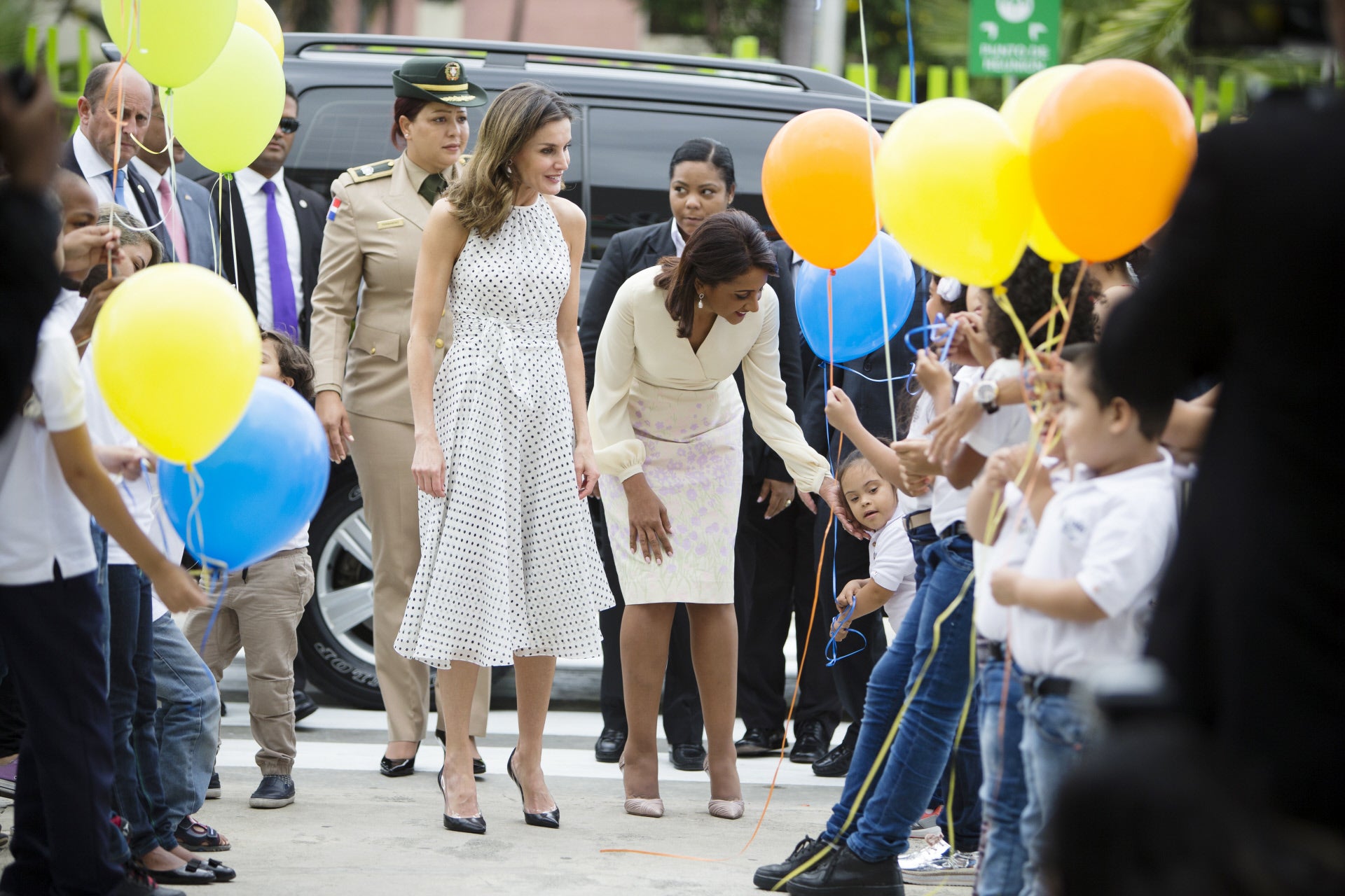 Viaje de cooperación de la Reina a Haití y República Dominicana