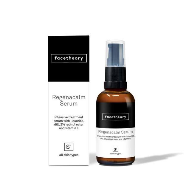  Regenacalm 2% Retinol and Vitamin C Serum S1 de Facetheory. 23,99 euros