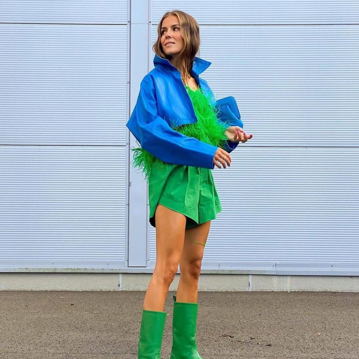 Azul y verde: Uterqüe apuesta por la combinación de tonos estrella en Instagram con tres prendas ideales para un look impecable