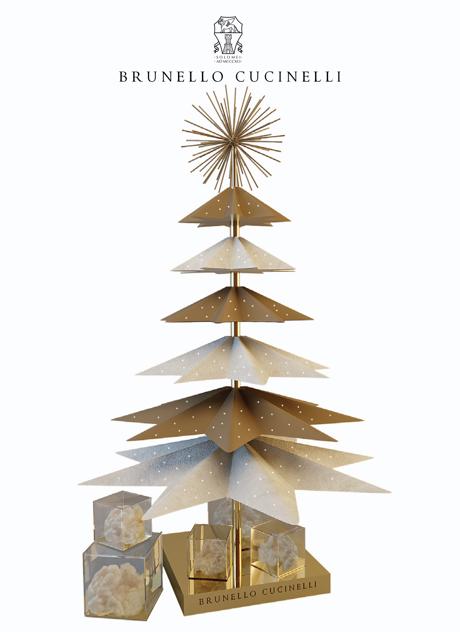 Árbol de Navidad solidario diseñado por Brunello Cucinelli para Solidarity Xmas Tree