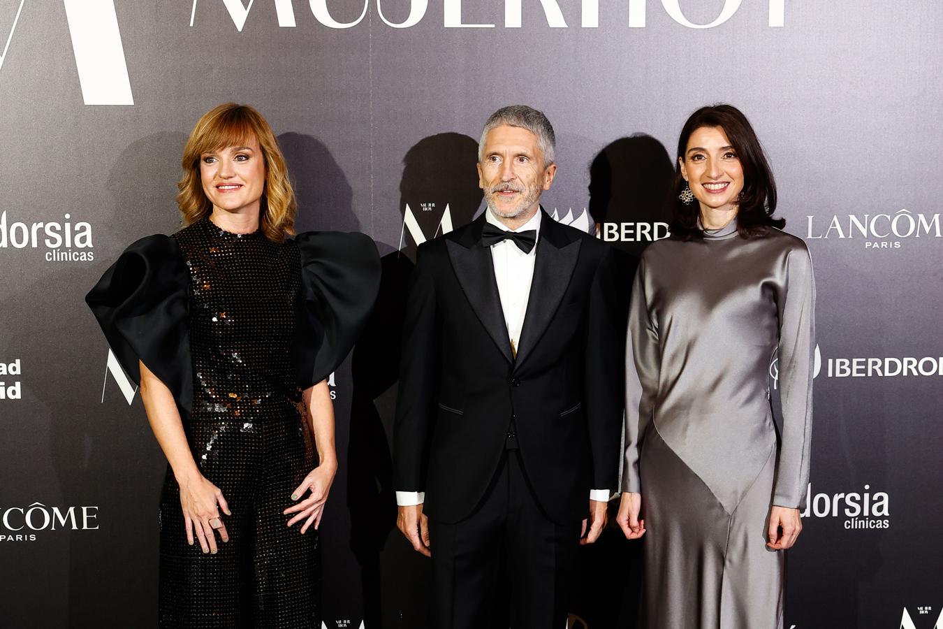 Premios Mujerhoy 2021: los ministros Pilar Alegría, Fernando Grande-Marlaska y Pilar Llop.