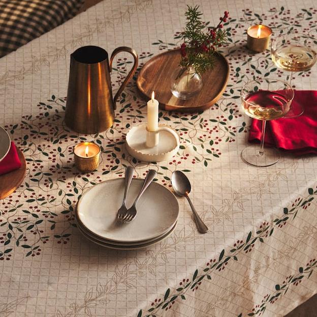 Los chollos deco de la semana: los manteles, cuberterías, cristalerías, candelabros, adornos y menaje de mesa más bonitos y baratos de Zara Home para decorar tu mesa de Navidad