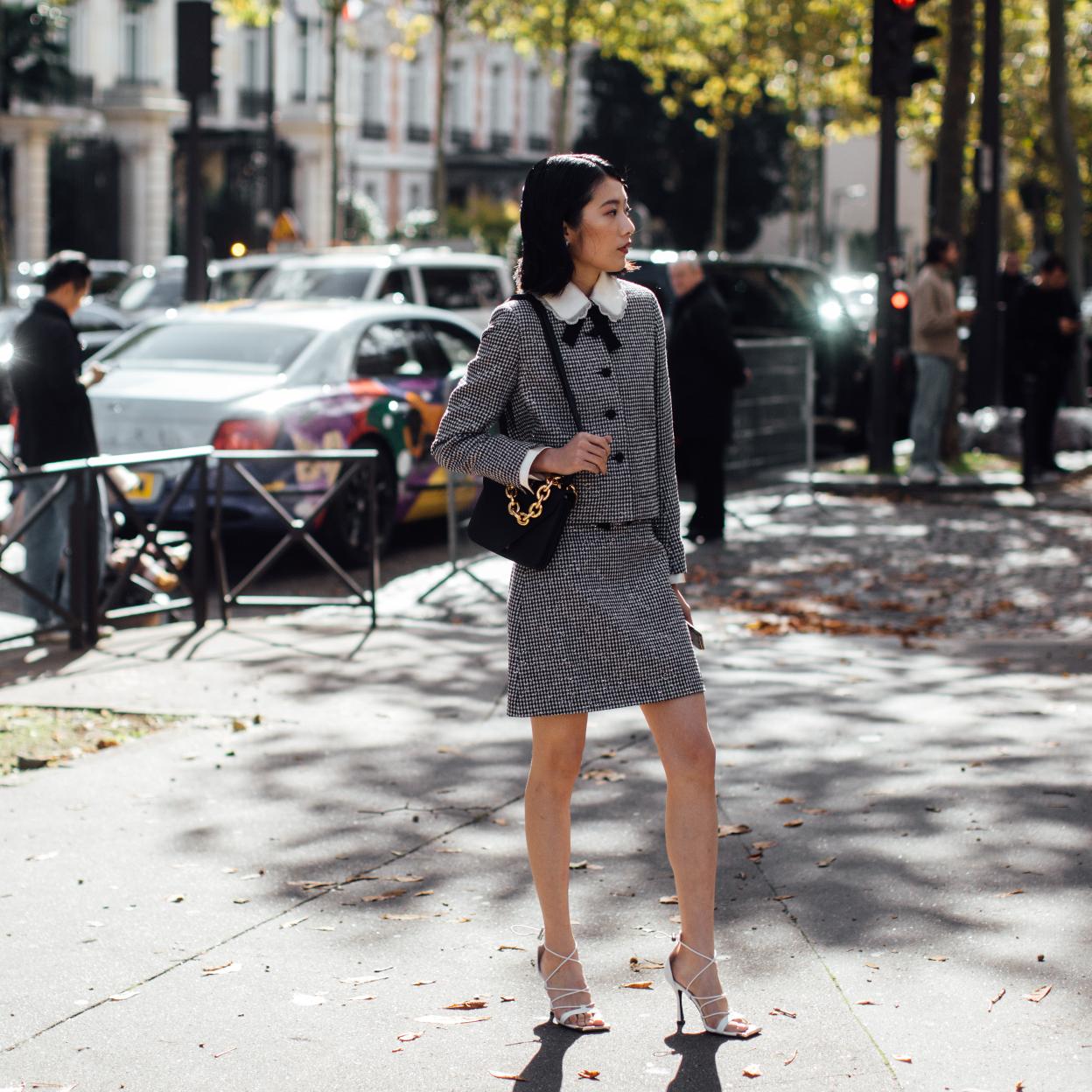 10 trajes de chaqueta de mujer de Mango para un look de oficina