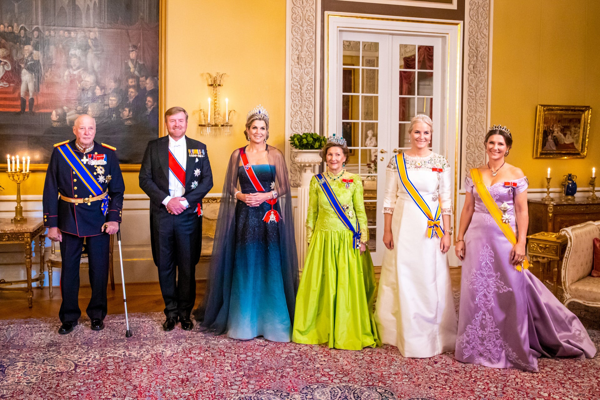 Los mejores looks de la reina Máxima de Holanda: cena de gala en Noruega