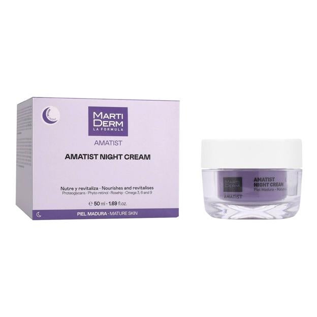 Amatist Night Cream de Martiderm (35 euros).