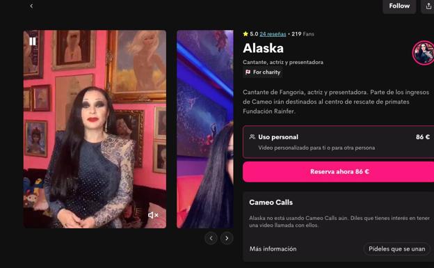 Alaska y Mario Vaquerizo son otros de los famosos que se han unido a la causa.