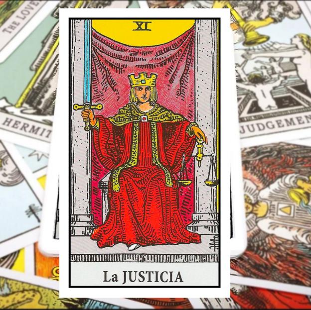 La carta del Tarot de la semana: La Justicia (arcano VIII) aterriza en tu vida para que pongas orden y tomes decisiones serenas y equilibradas