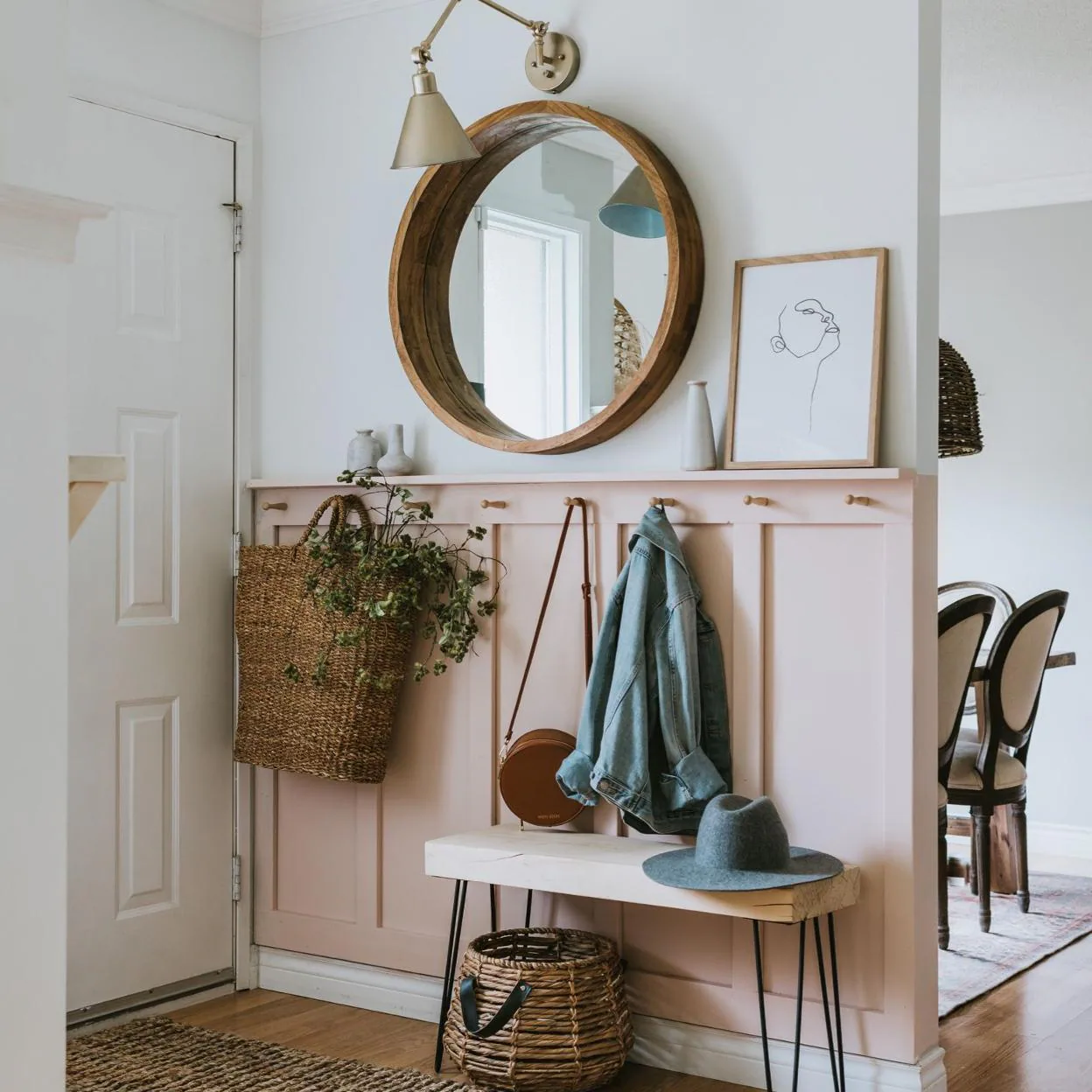 aire Humedal Gracias Cómo decorar tu recibidor con trucos virales que triunfan en Instagram y  Pinterest para hacer acogedora la entrada a tu casa | Mujer Hoy