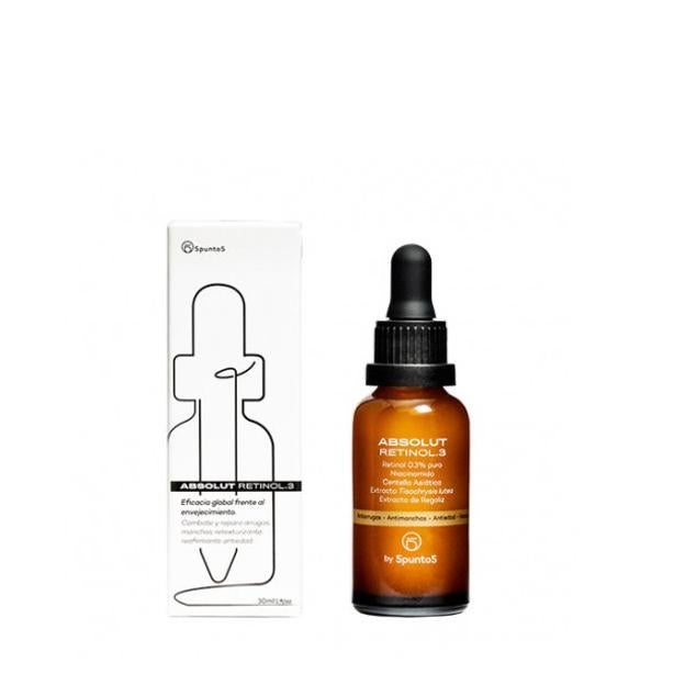 Sérum con retinol de 5Punto5 (27,25 euros / disponible en parafarmacias)