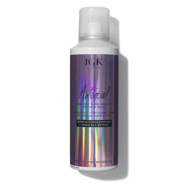 Tratamientos capilares reparadores con resultado profesional: Antisocial Overnight Bond Building Hair Mask de IGK