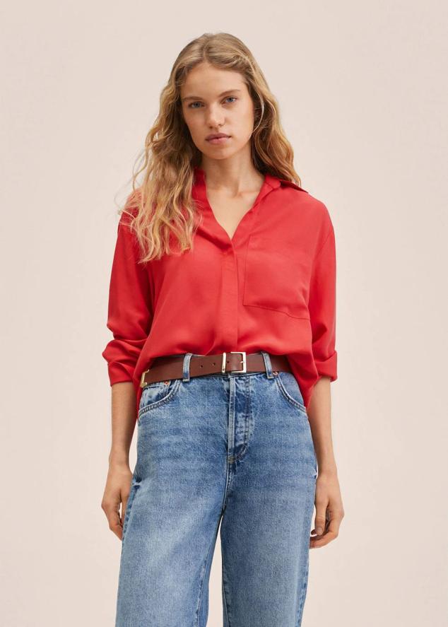 Camisas básicas de colores para primavera: