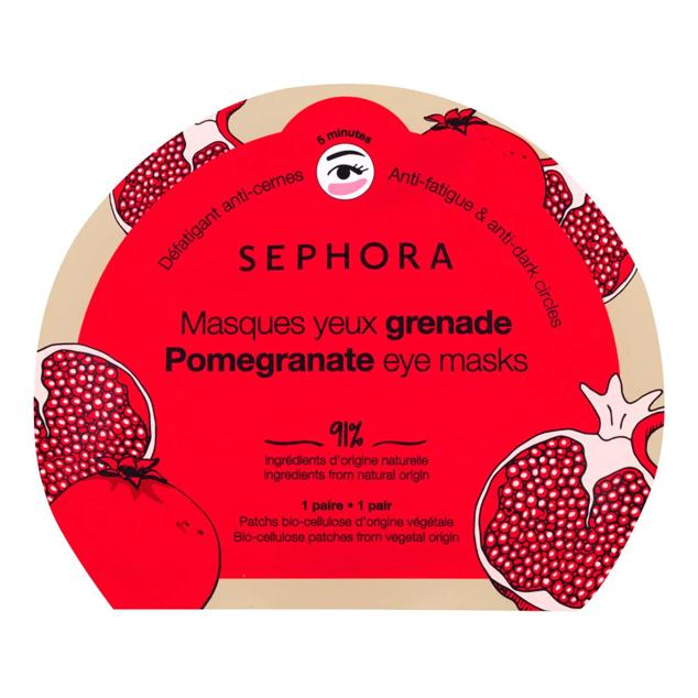 Mascarilla correctora de fatiga de granada, de Sephora