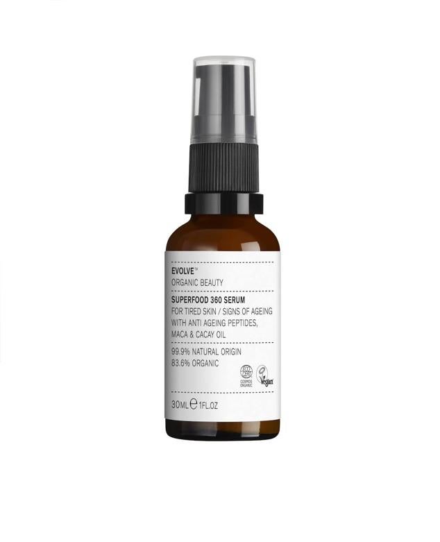 Sérums y cremas con super alimentos: Superfood 360 Serum de Evolve Organic Beauty