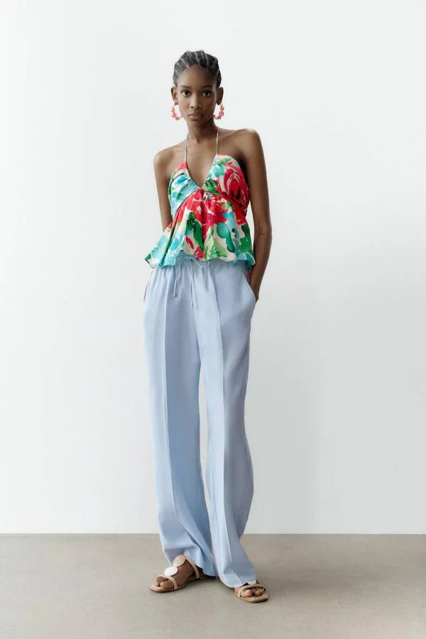 H&M y Zara tienen los pantalones de lino que te permiten ir cómoda
