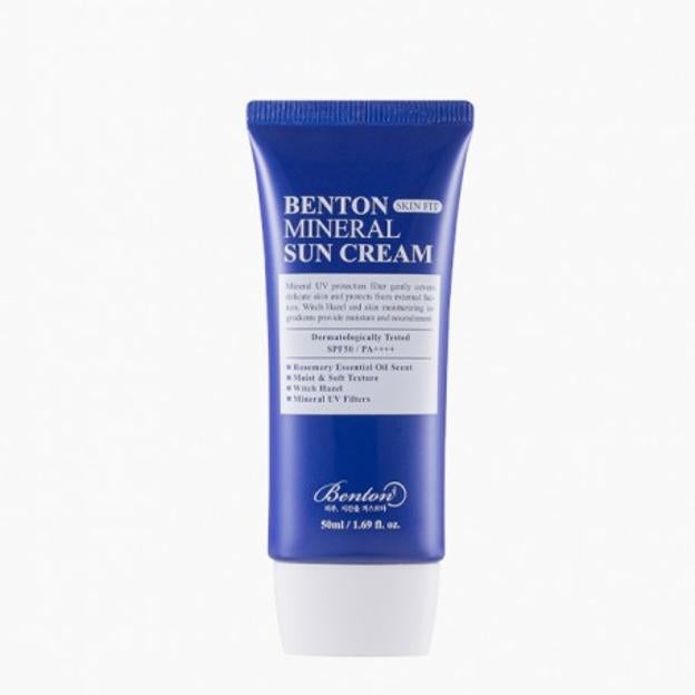 Skin Fit Mineral Sun Cream (SPF50 PA++++) de Benton. en Miin Cosmetics por 23,95 euros.