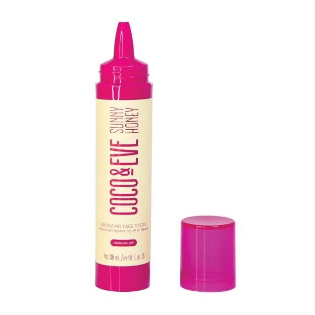 Autobronceador modulable en gotas para la cara Sunny Honey de Coco&Eve. 