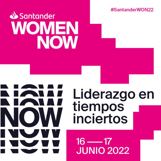 En directo, en Santander Women Now, el summit internacional sobre liderazgo femenino.