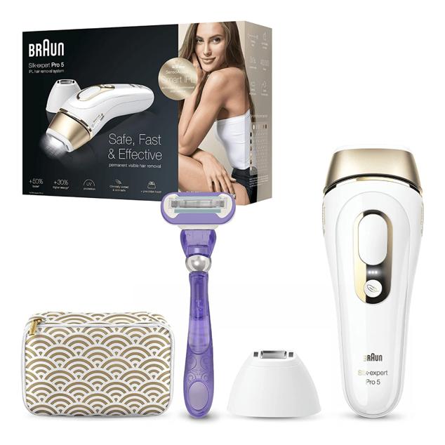 Productos de belleza en Amazon: Depiladora de luz pulsada Braun Silk-expert