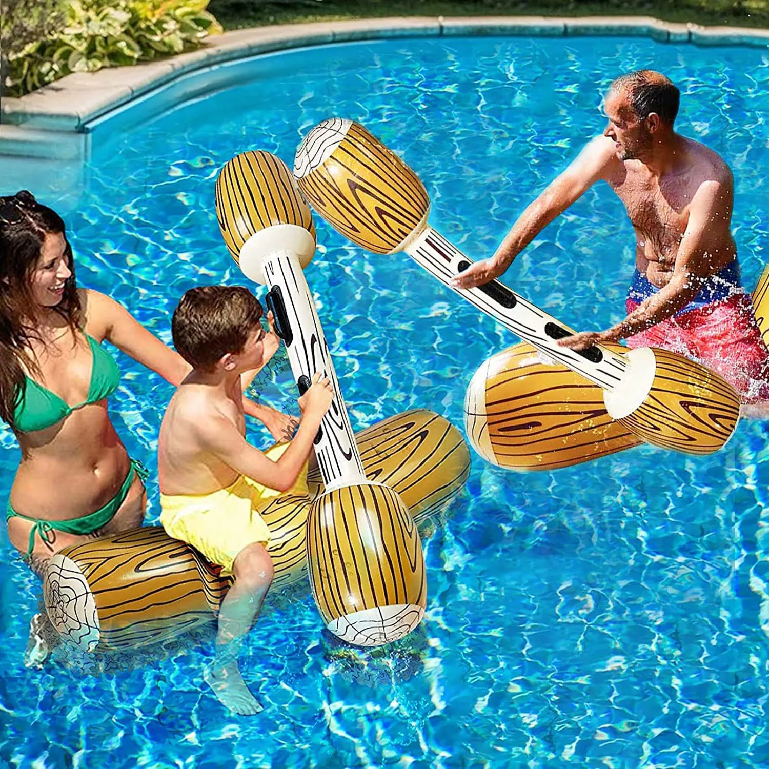 Colchonetas hinchables y flotadores para disfrutar en la piscina este verano