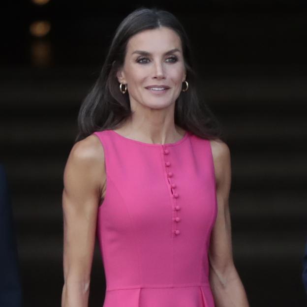 El precioso vestido rosa de la reina Letizia que puedes comprar por menos de 20 euros