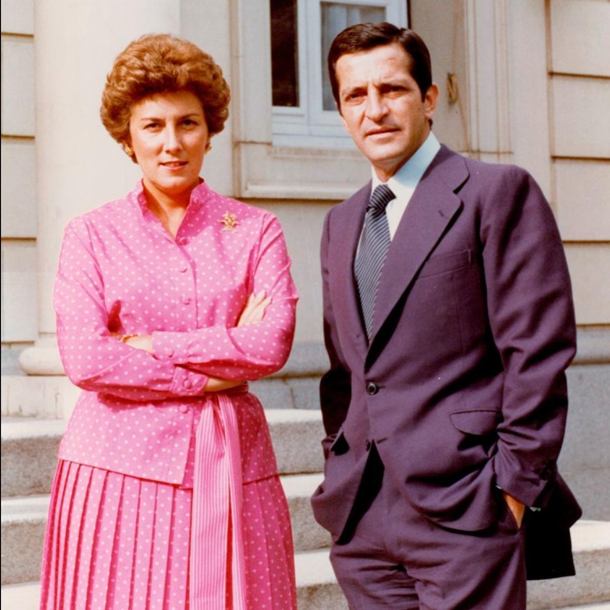 Amparo Illana junto a su marido Adolfo Suárez/D.R.