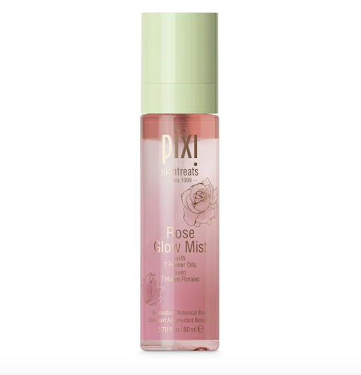 El Rose Glow Mist de Pixi es perfecto para que la piel recupere su brillo natural.