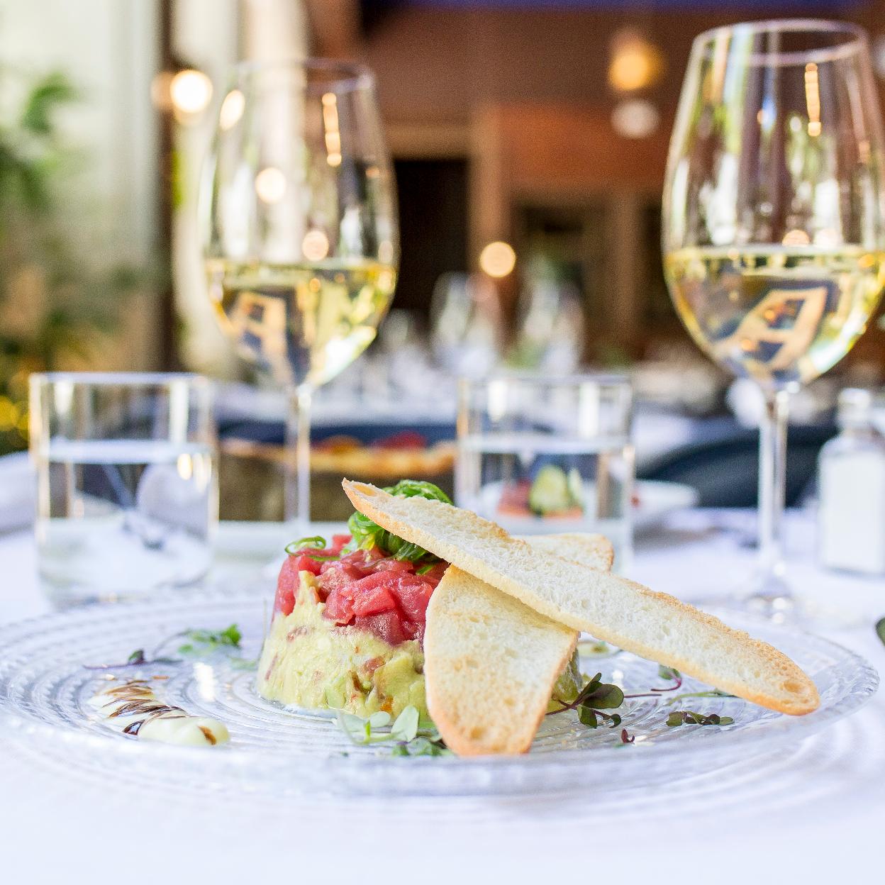 Tartar de atún del restaurante El Telégrafo./El Telégrafo