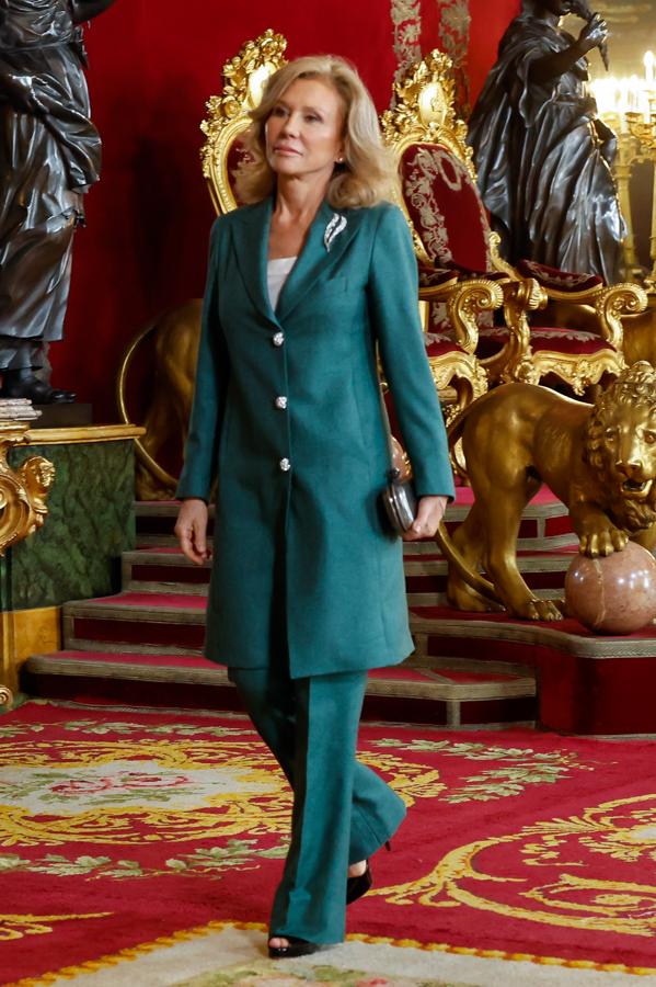 Los looks del besamanos en el Palacio Real: Alicia Koplowitz