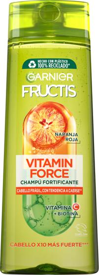 El champú fortificante Vitamin Force de Garnier Fructis cuesta 3,89 euros.