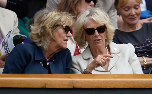 Annabel Elliot y CAmilla Parker-Bowles.