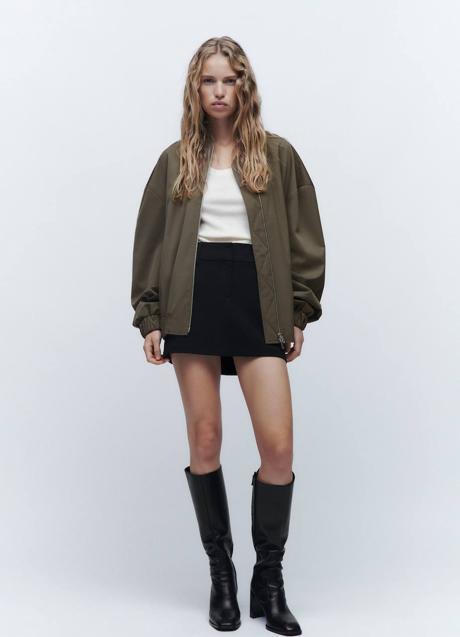 Bomber oversize khaki