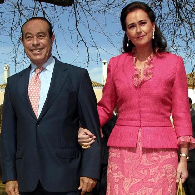 Curro Romero y Carmen Tello, en los primeros años de su romance. 