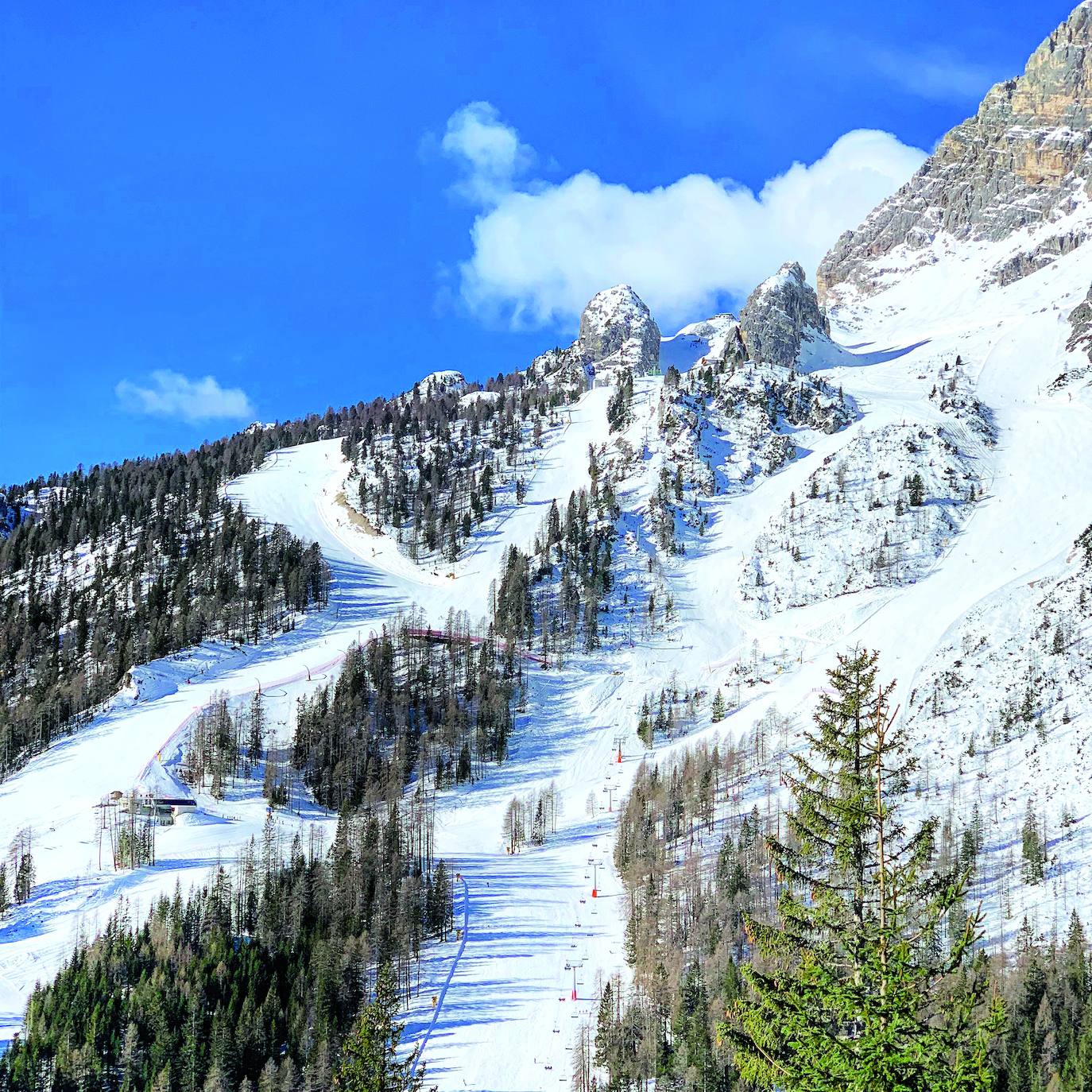 Los mejores destinos para viajar en 2023: Estación de esquí Cortina d'Ampezzo