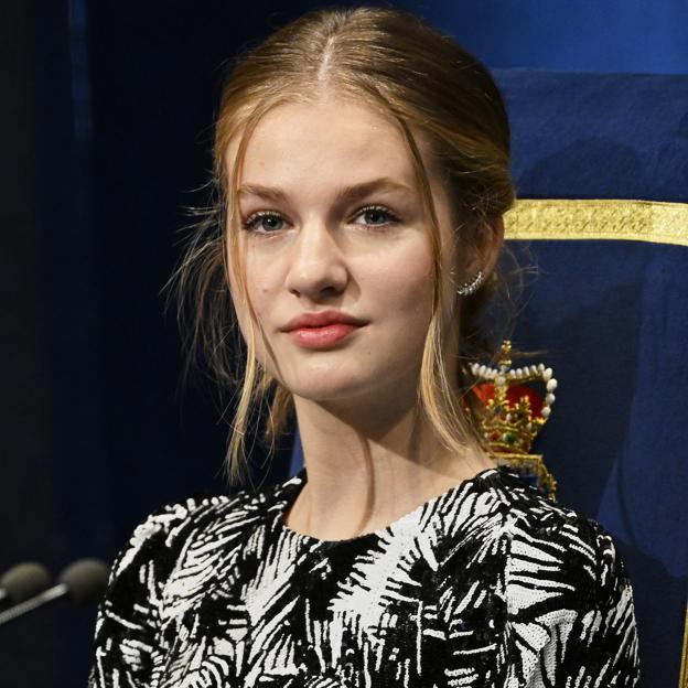 La princesa Leonor, durante la última gala de entrega de los Premios Princesa de Asturias. 