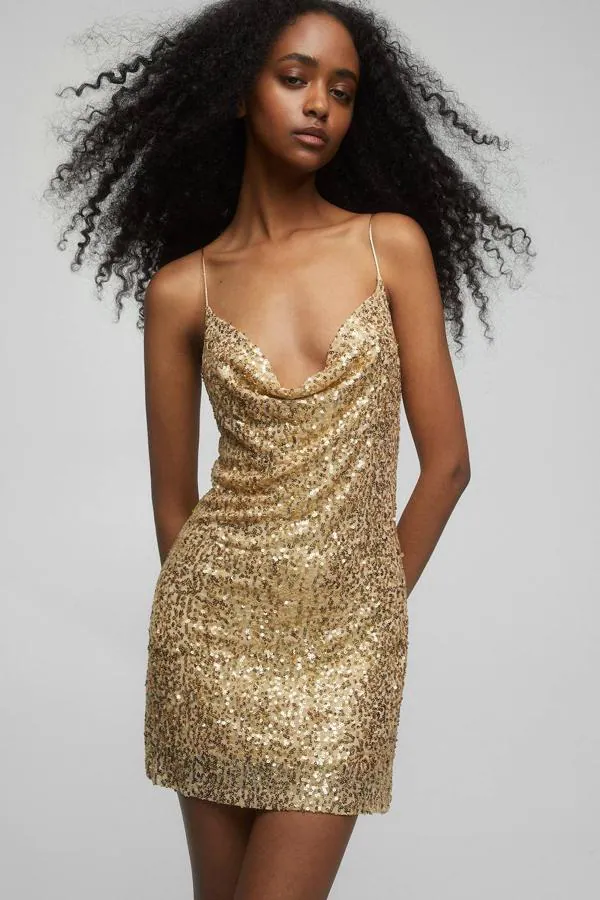 Los vestidos de fiesta dorados más glamurosos con los que estarás radiante  en Nochevieja | Mujer Hoy