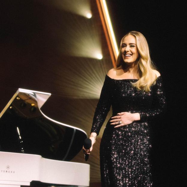 La cantante Adele en un concierto