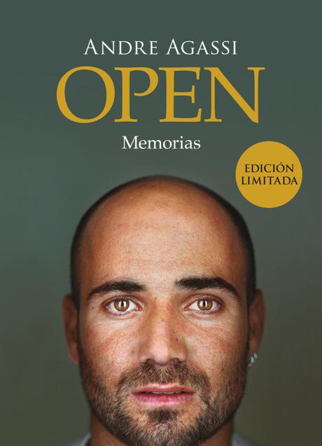 Portada de Open, las memorias de Andre Agassi.