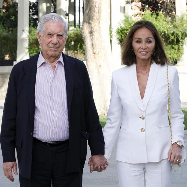 Mario Vargas Llosa y su ex pareja, Isabel Preysler. 